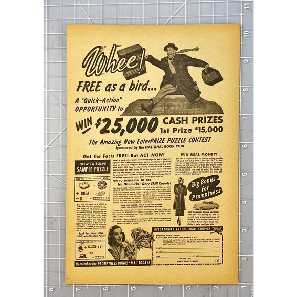 Enterprise Puzzle Contest Art Enterprize Puzzle Contest Win 2500